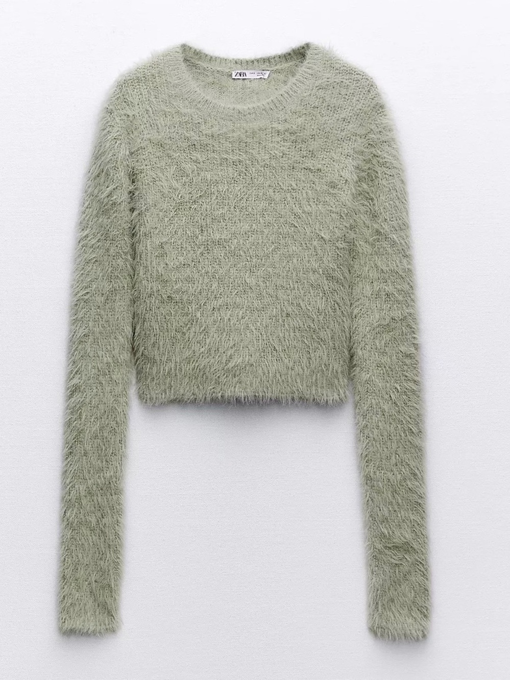 ZARA Faux Fur Sweater